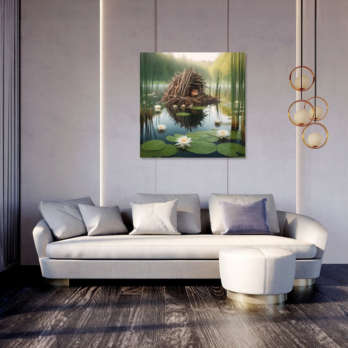 Beaver Lodge Harmony Canvas