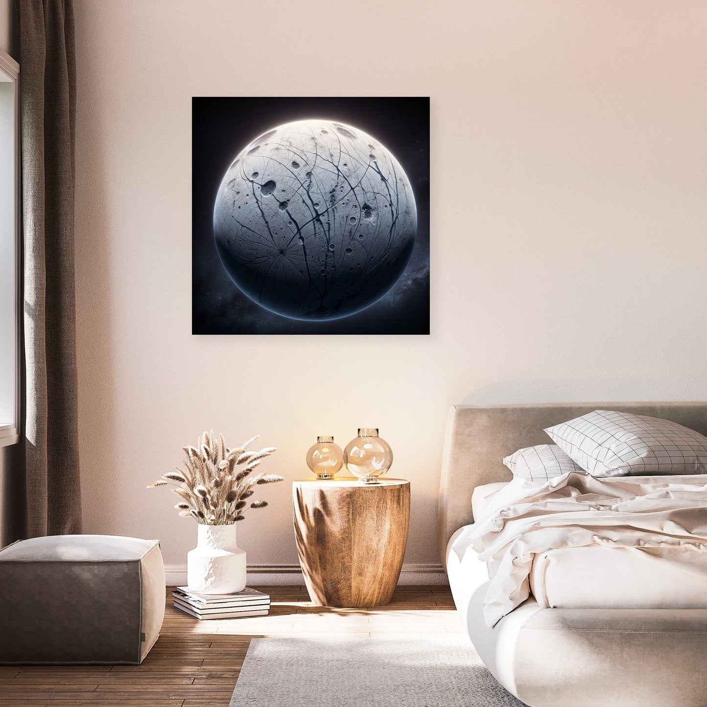 Europa's Subsurface Mystery Canvas