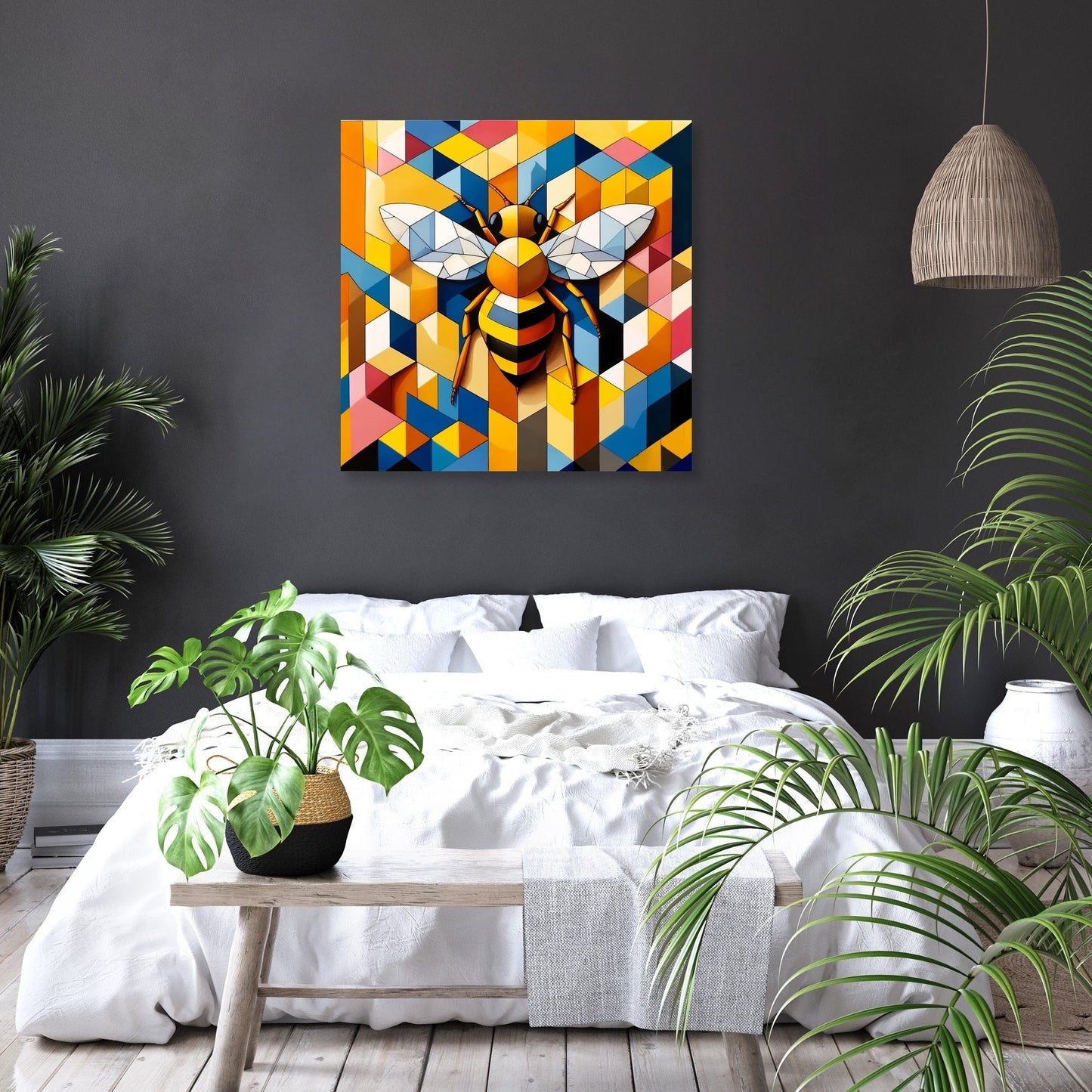 Harmony of the Hive Bee Canvas