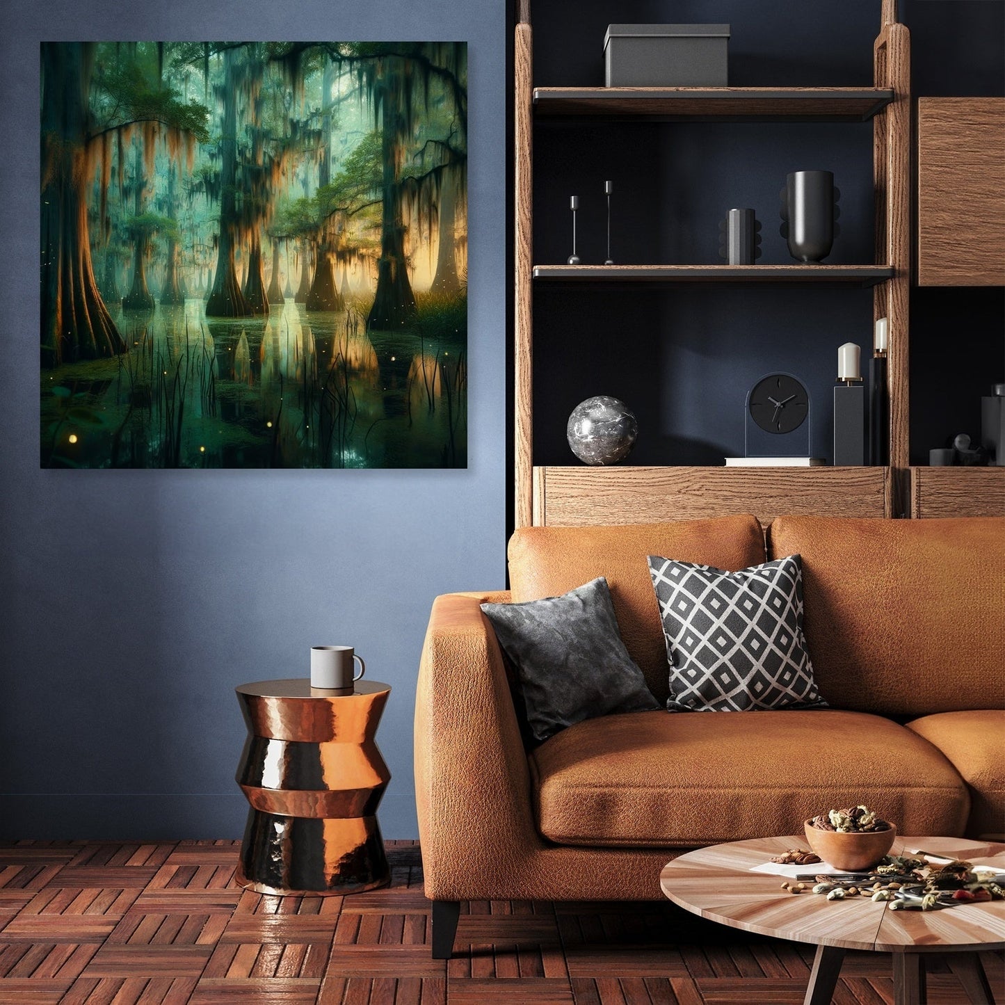 Dusk Swamp Enchantment Canvas