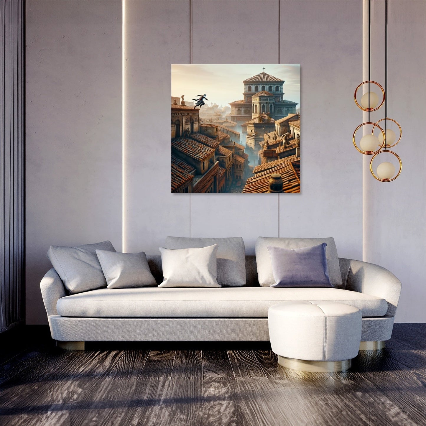 Parkour Pursuit Canvas