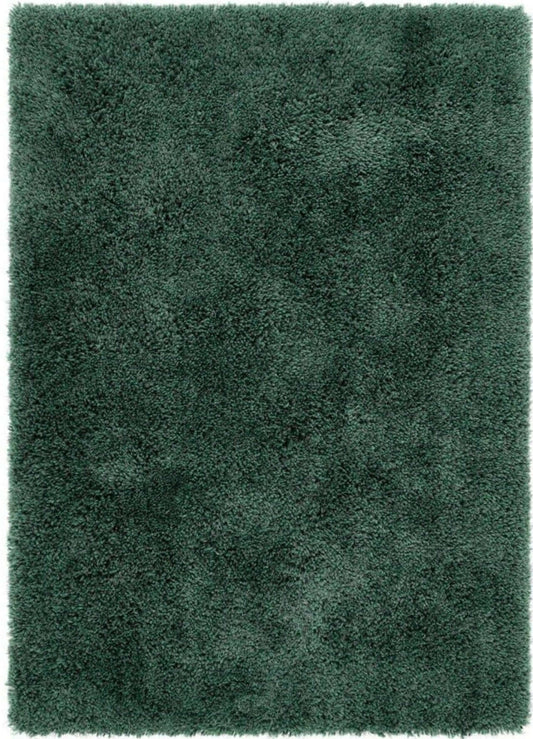 Chicago Forest Green Shaggy Rug