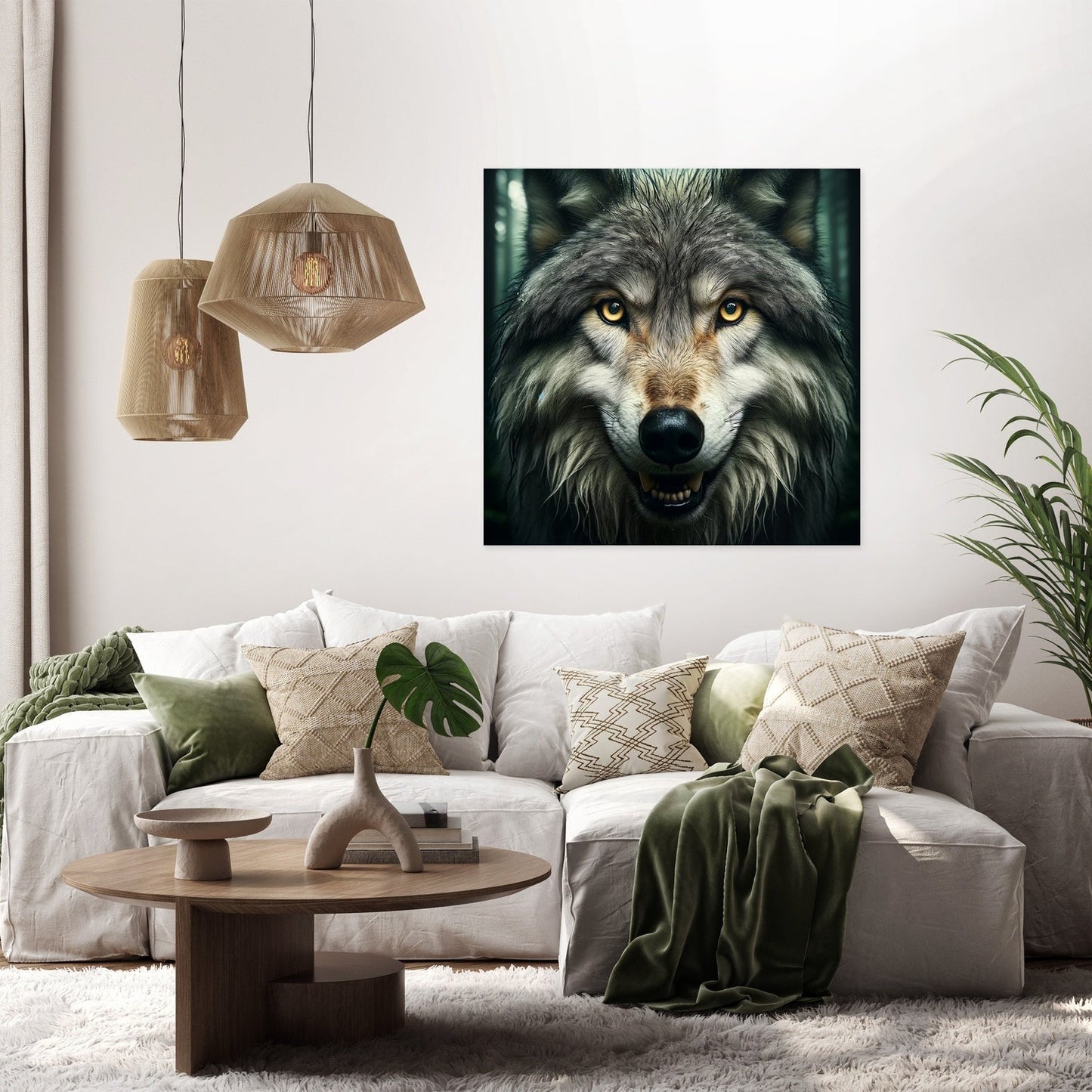 Wolf Gaze Canvas