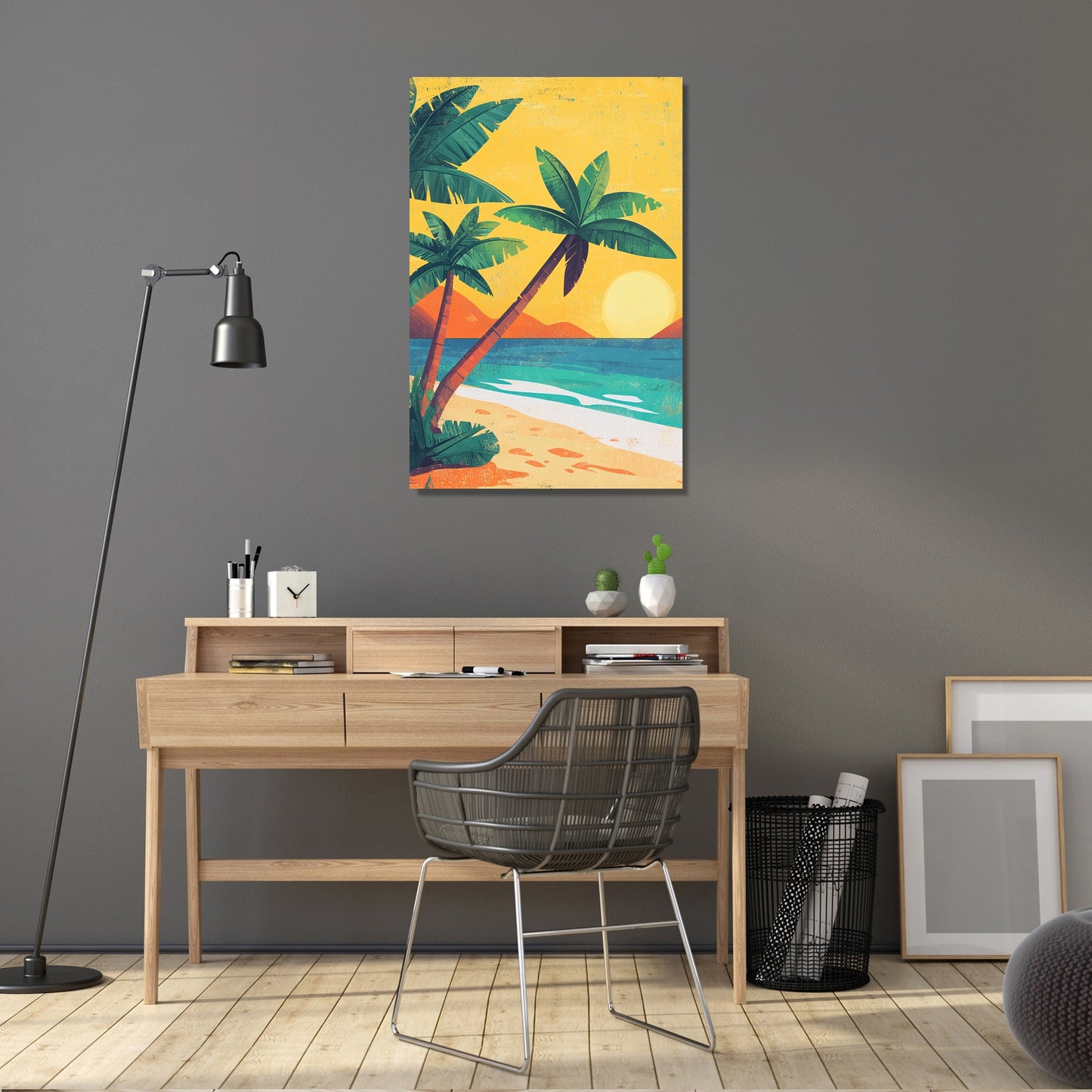 Sunshine Palms Canvas