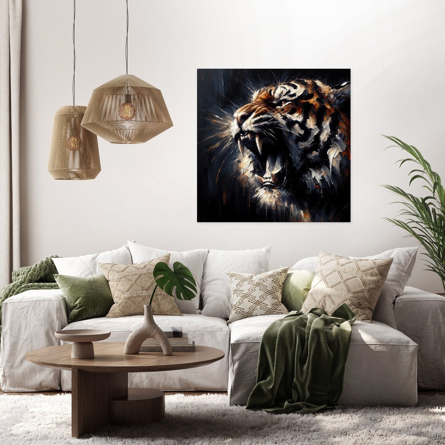 Ferocity Tiger Roar Canvas