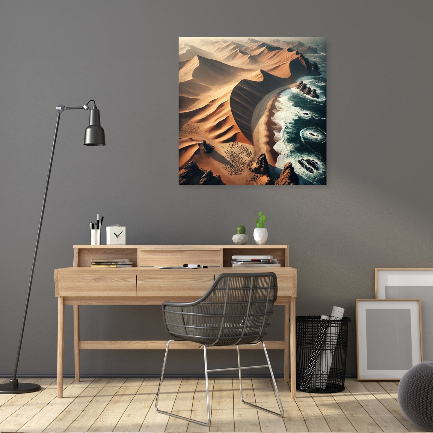 Desert Meets Ocean Canvas