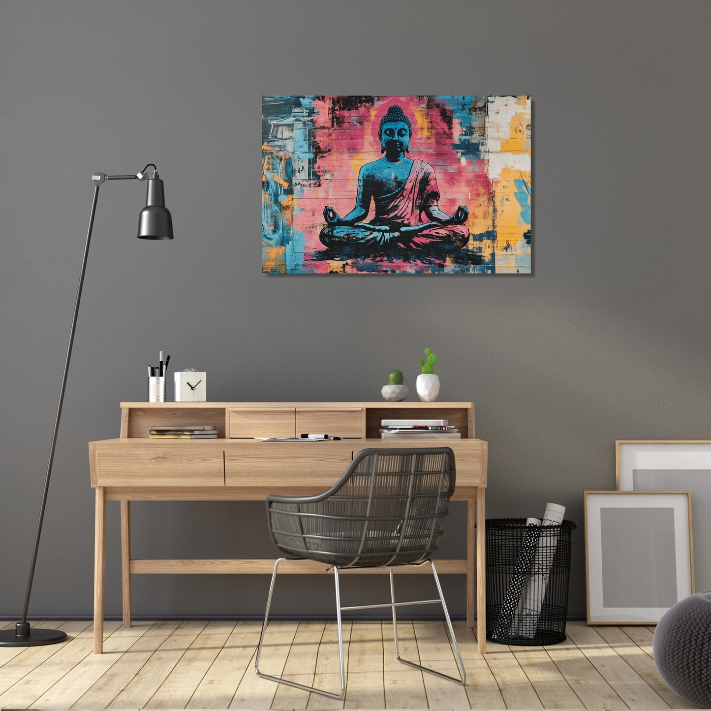Meditation Graffiti Canvas