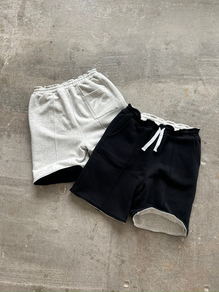 GREY/BLACK REVERSIBLE SHORTS