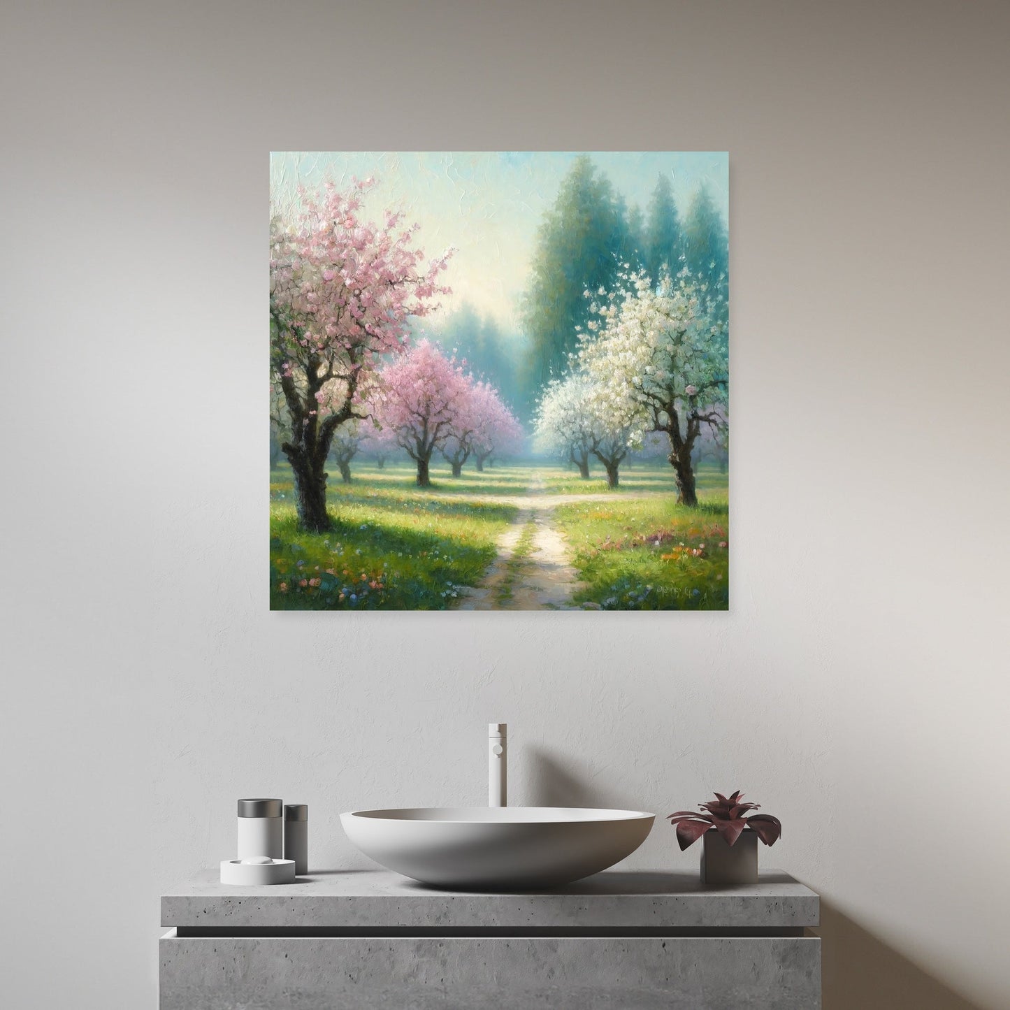 Orchard in Bloom Canvas