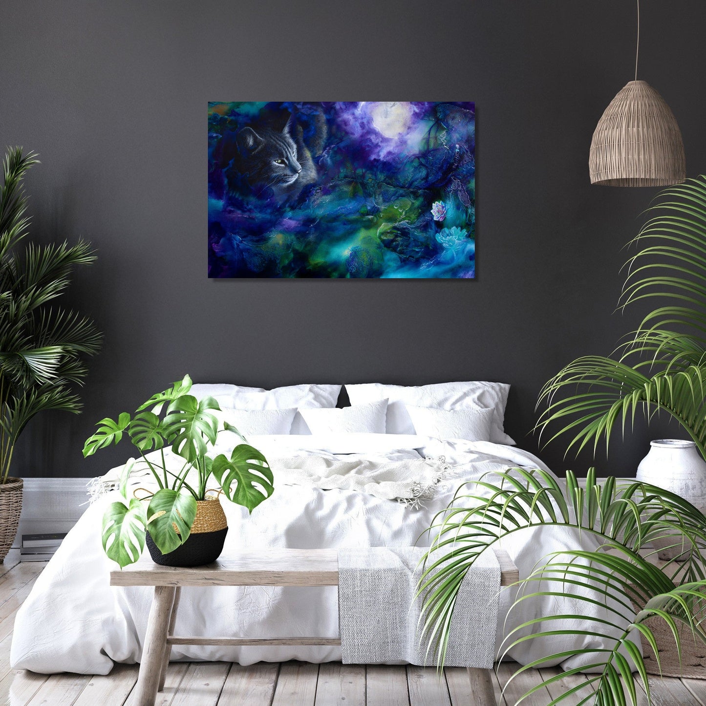 Dreaming Cat Canvas