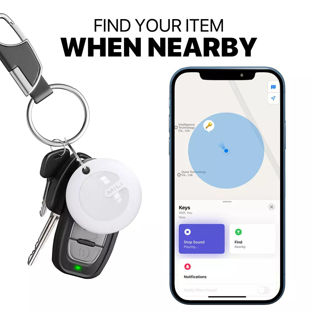 Maplin MiLi MiTag Duo Keyring Location Tracker