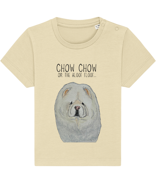 Cream Chow Chow Baby T-Shirt – The Cuddliest Tee for Your Little One!