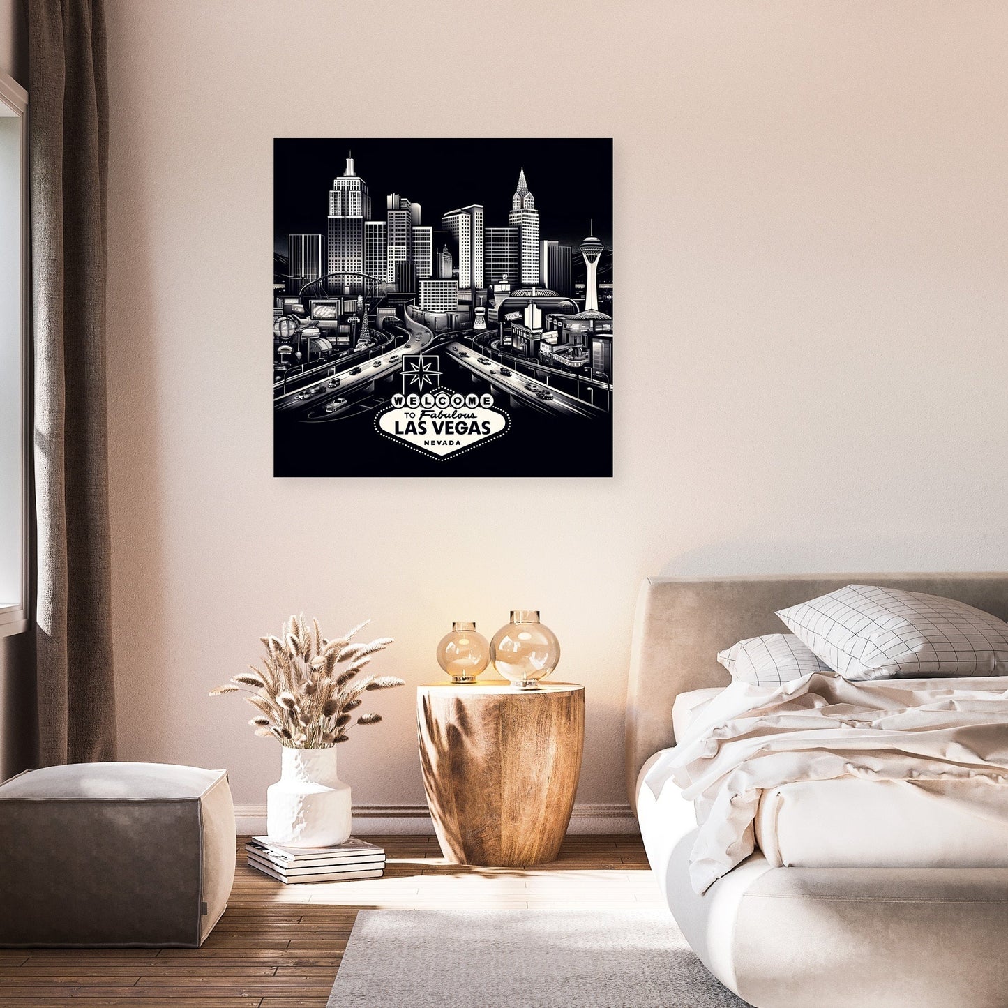 Vegas Nightscape Canvas