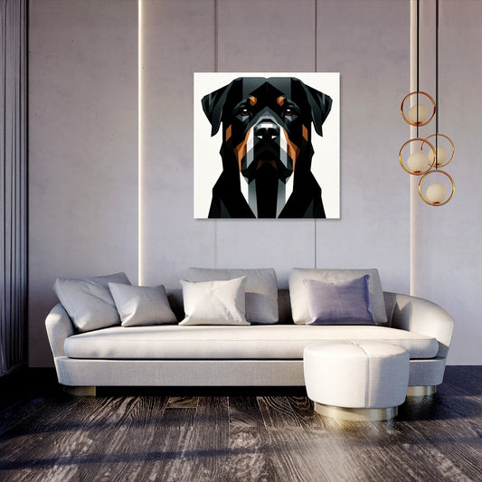 Rottweiler's Realm Canvas