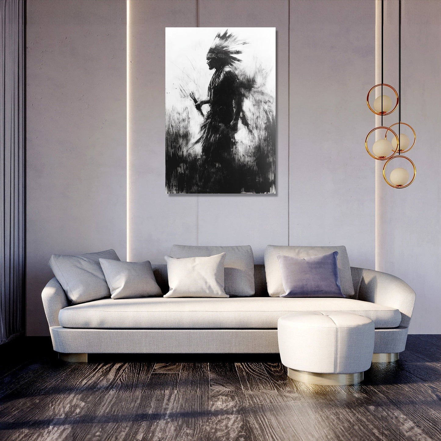 Warrior Chief's Majesty Canvas