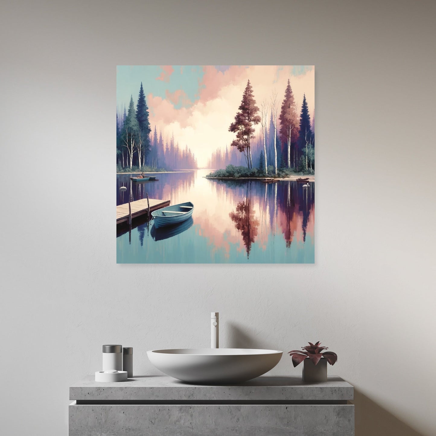 Calm Lake Canvas