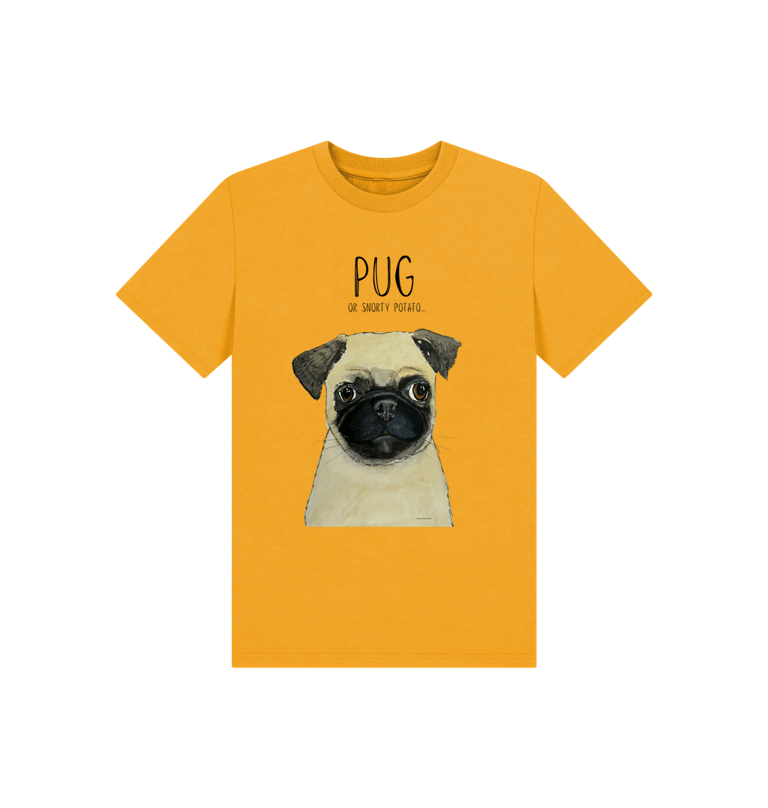 Pug Power! Adorable Kids Pug Print T-Shirt for the Ultimate Cute Look