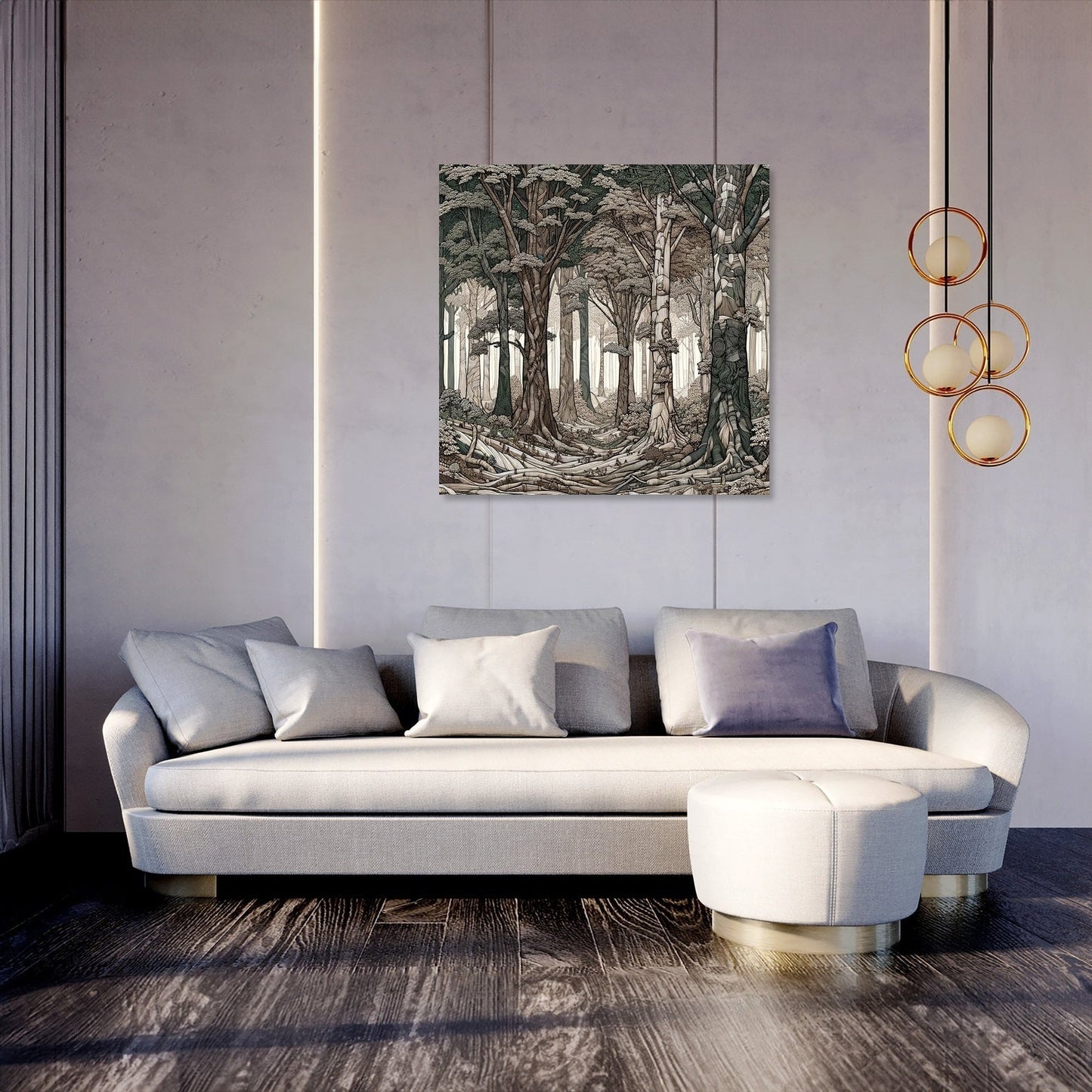 Enchanted Forest Whispers Canvas