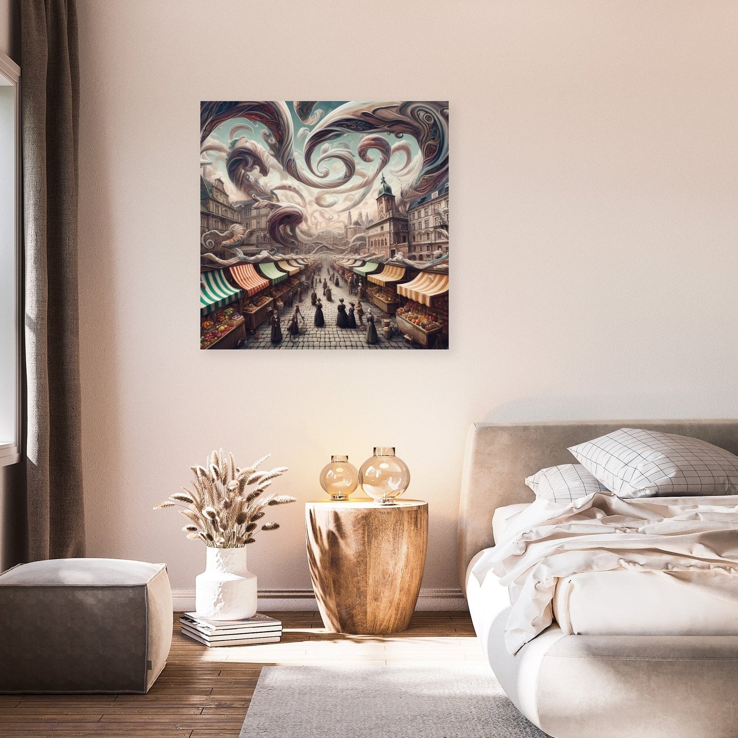 Whimsical Naschmarkt Canvas