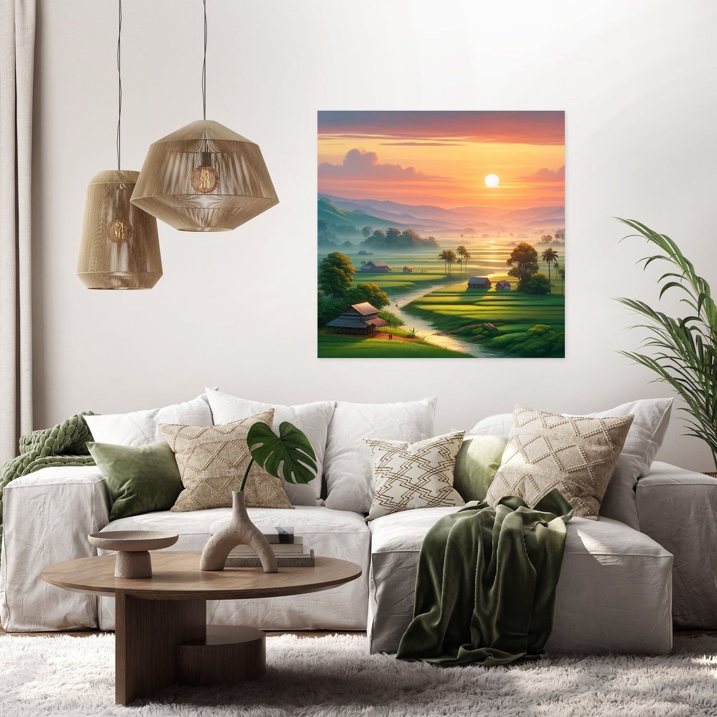 Dawn in Bangladesh Canvas
