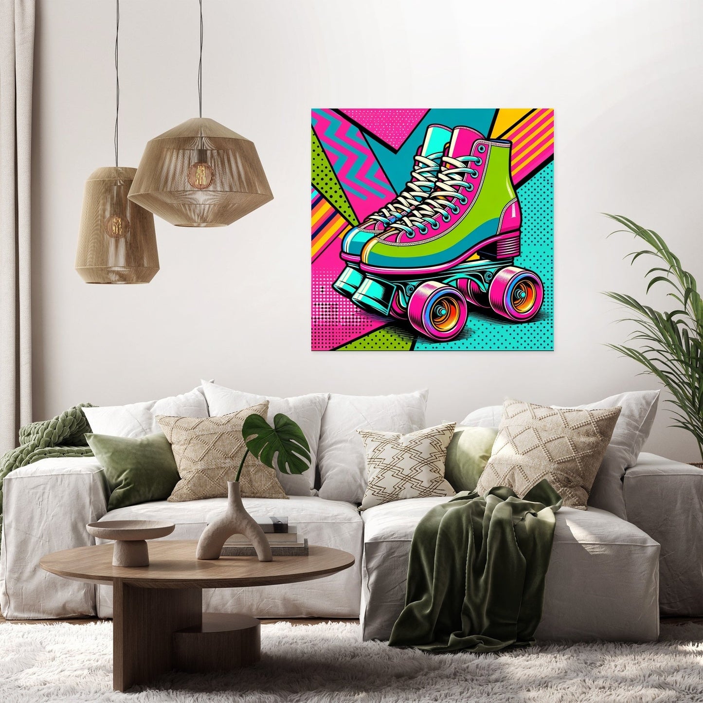 Retro Rollers Canvas