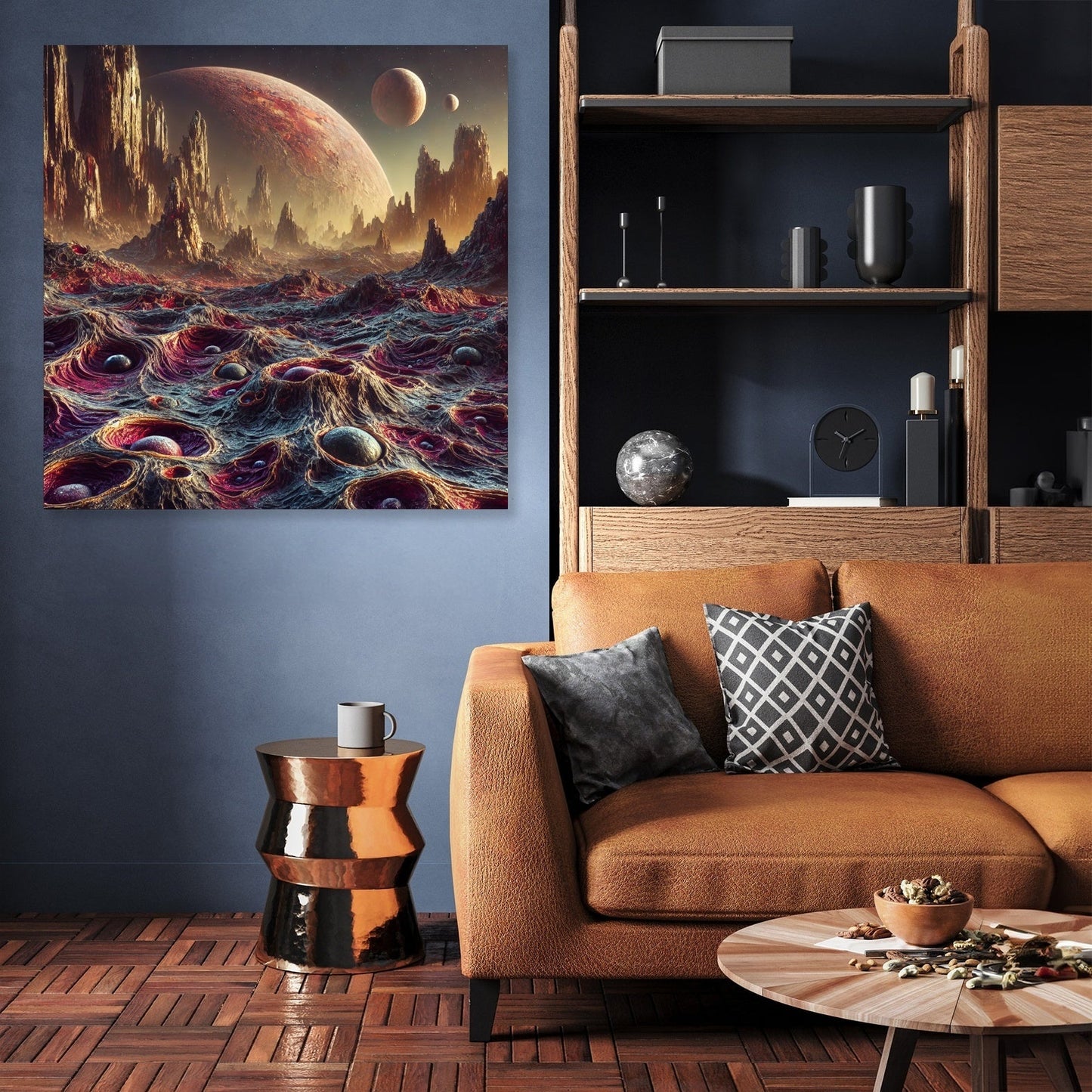 Alien Terrain Canvas