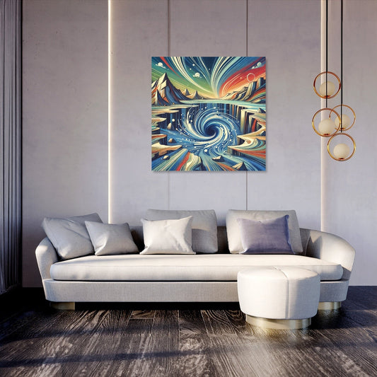 Oceanic Vortex Canvas