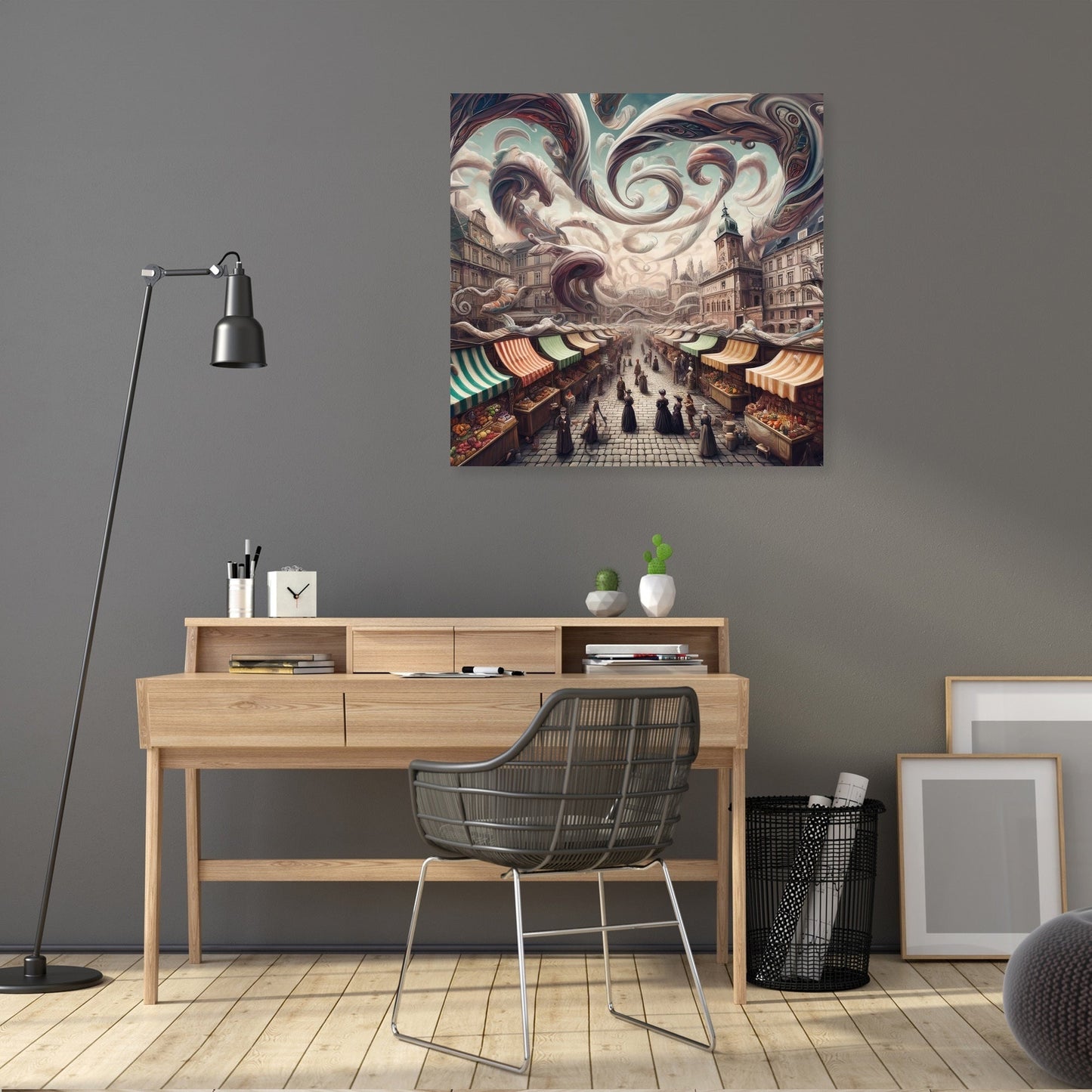 Whimsical Naschmarkt Canvas