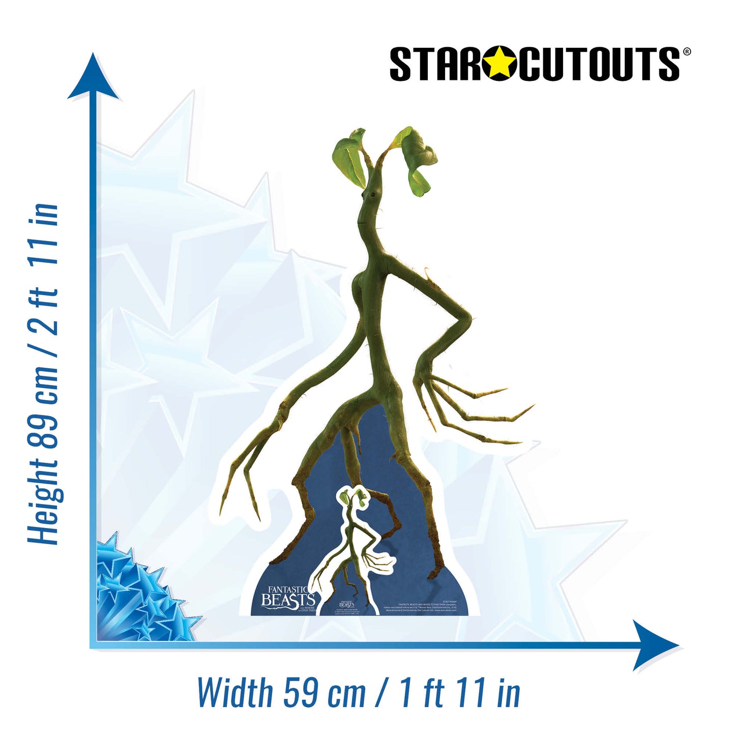 SC957 Pickett Fantastic Beasts Cardboard Cut Out Height 89cm