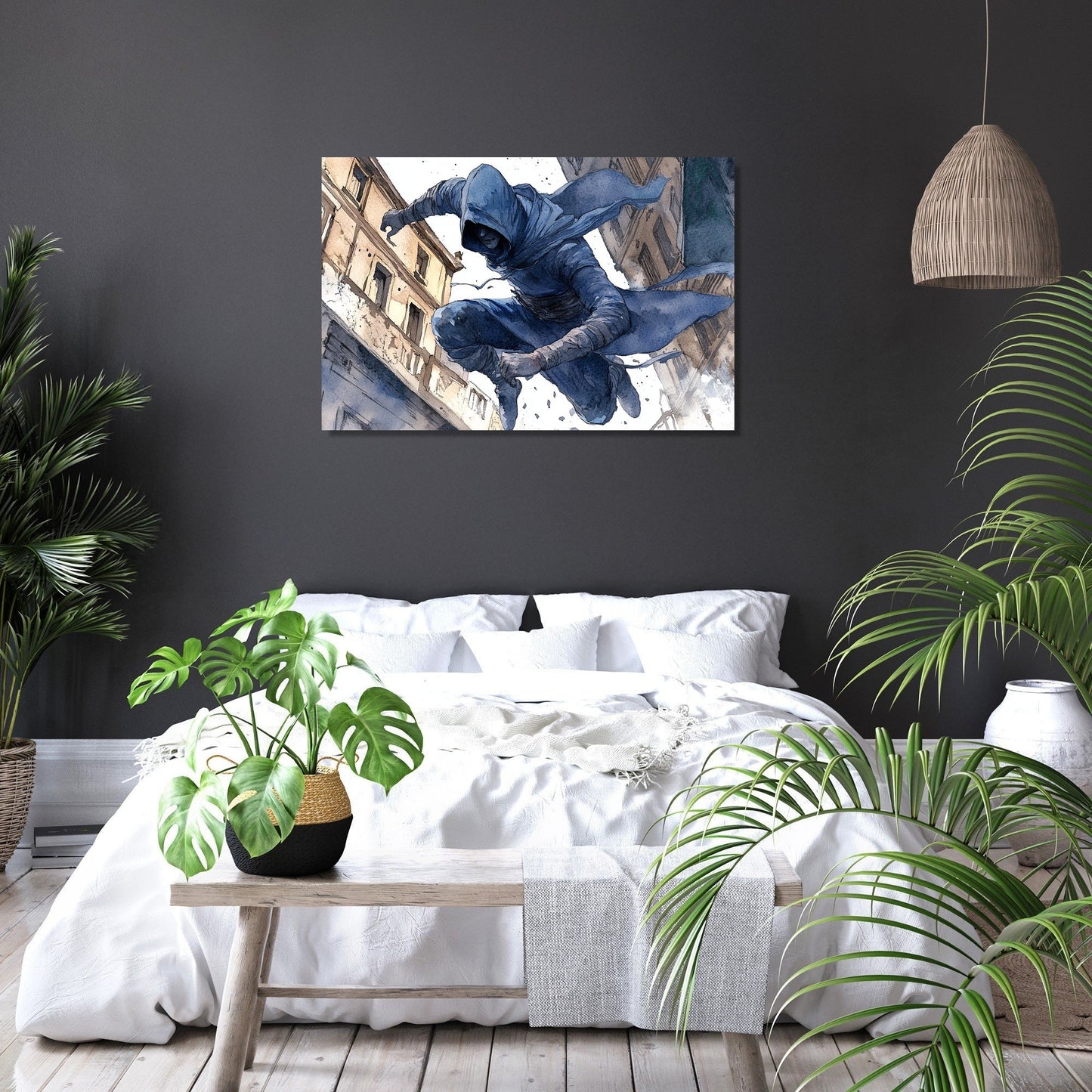 Night Chase Assassin Canvas
