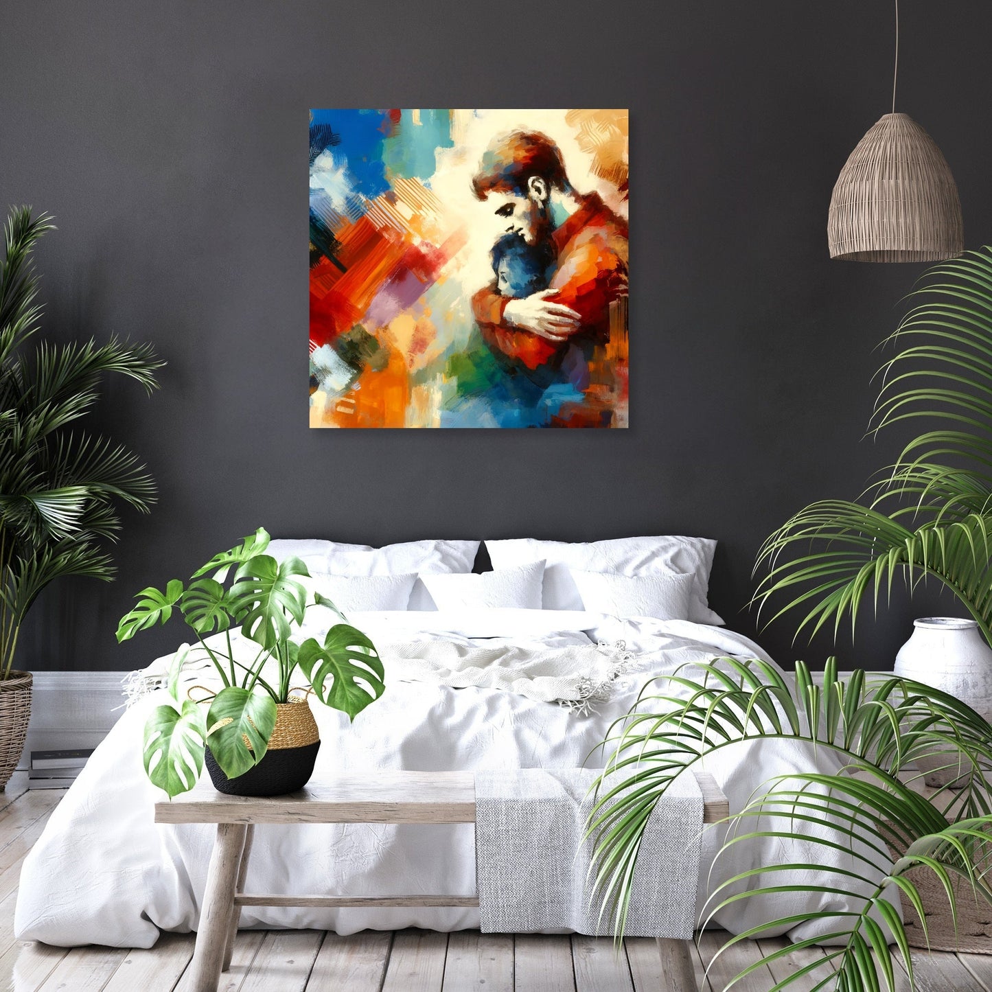 Embrace of Colours Canvas