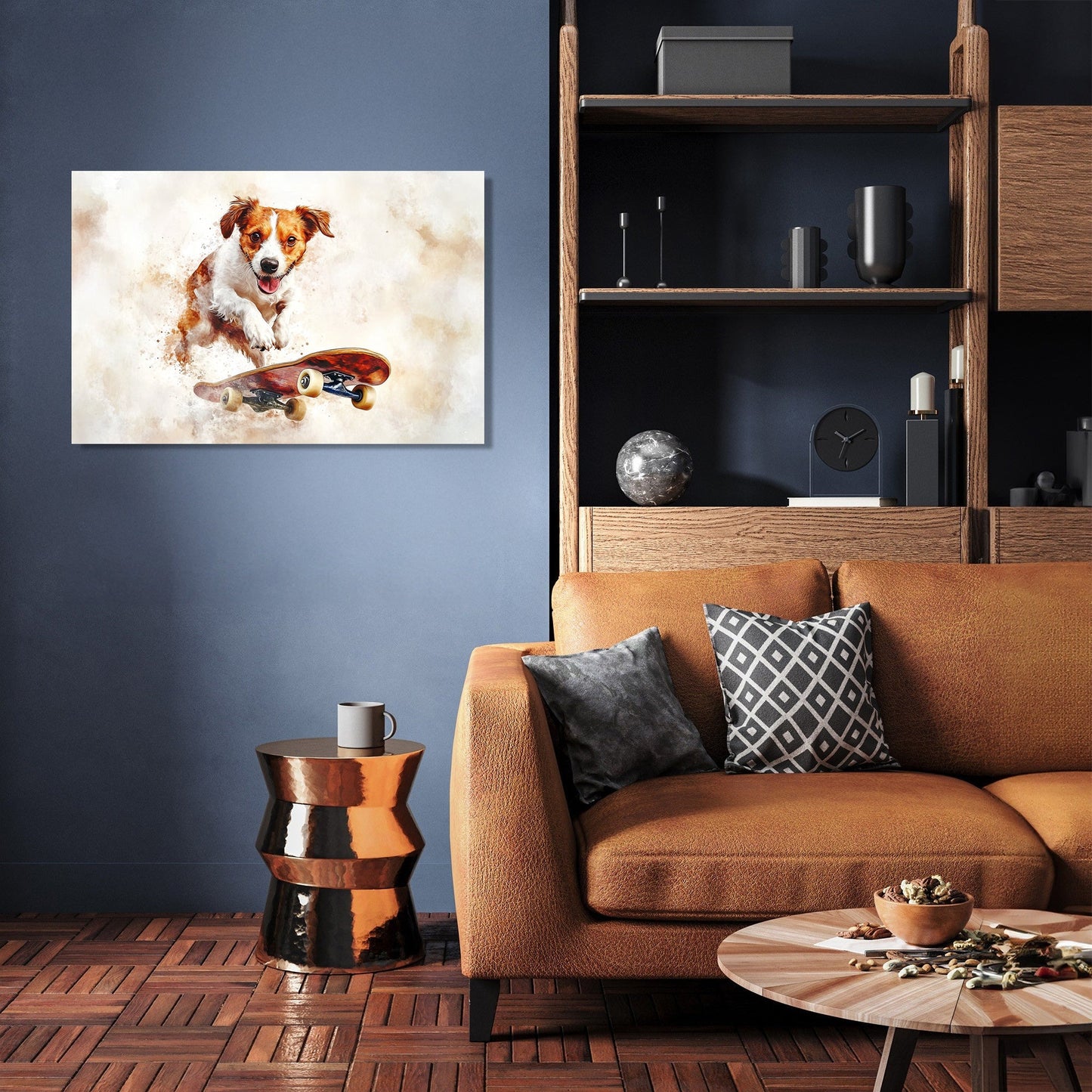 Dog on Wheels Canvas