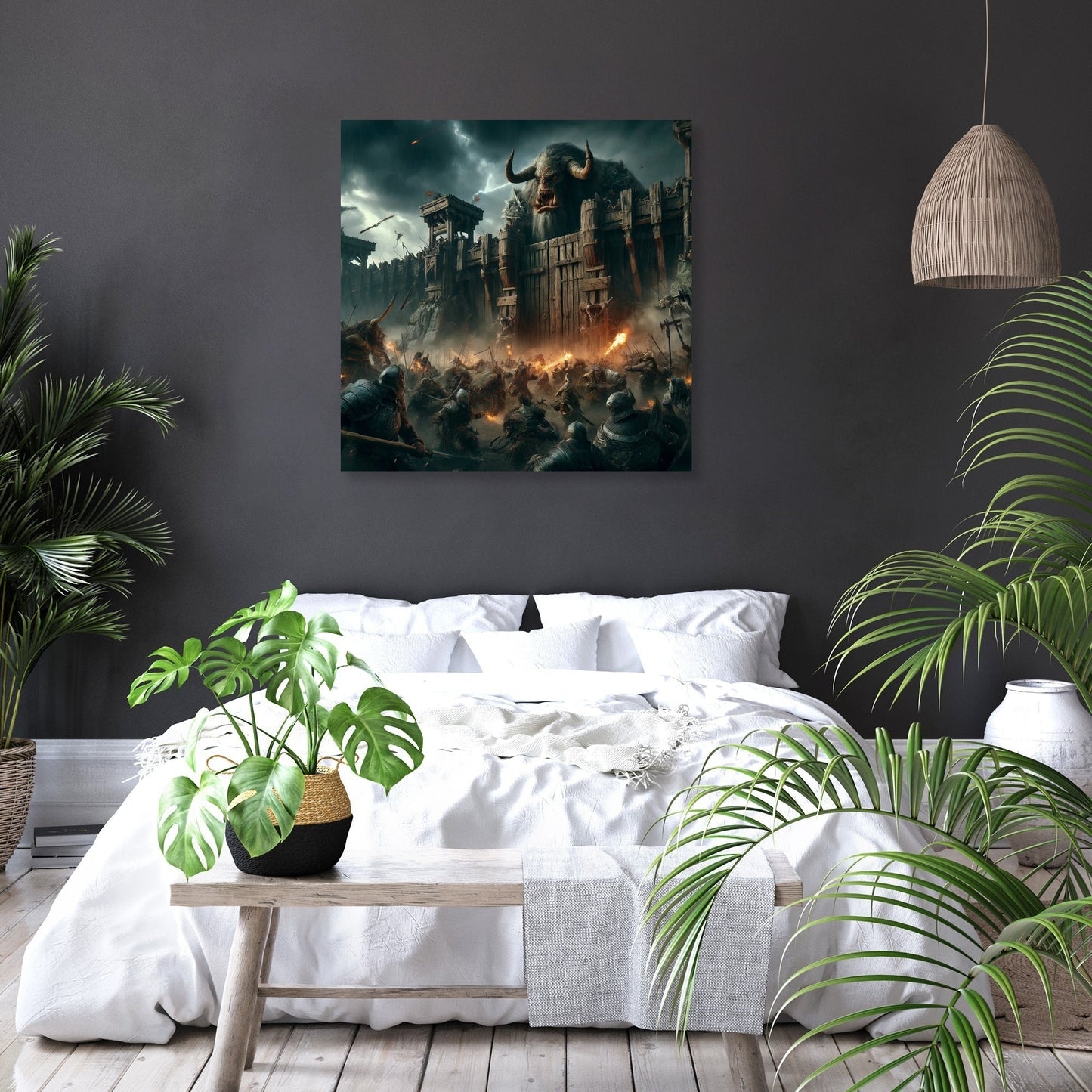 Assault on the Orc Fortress Canvas