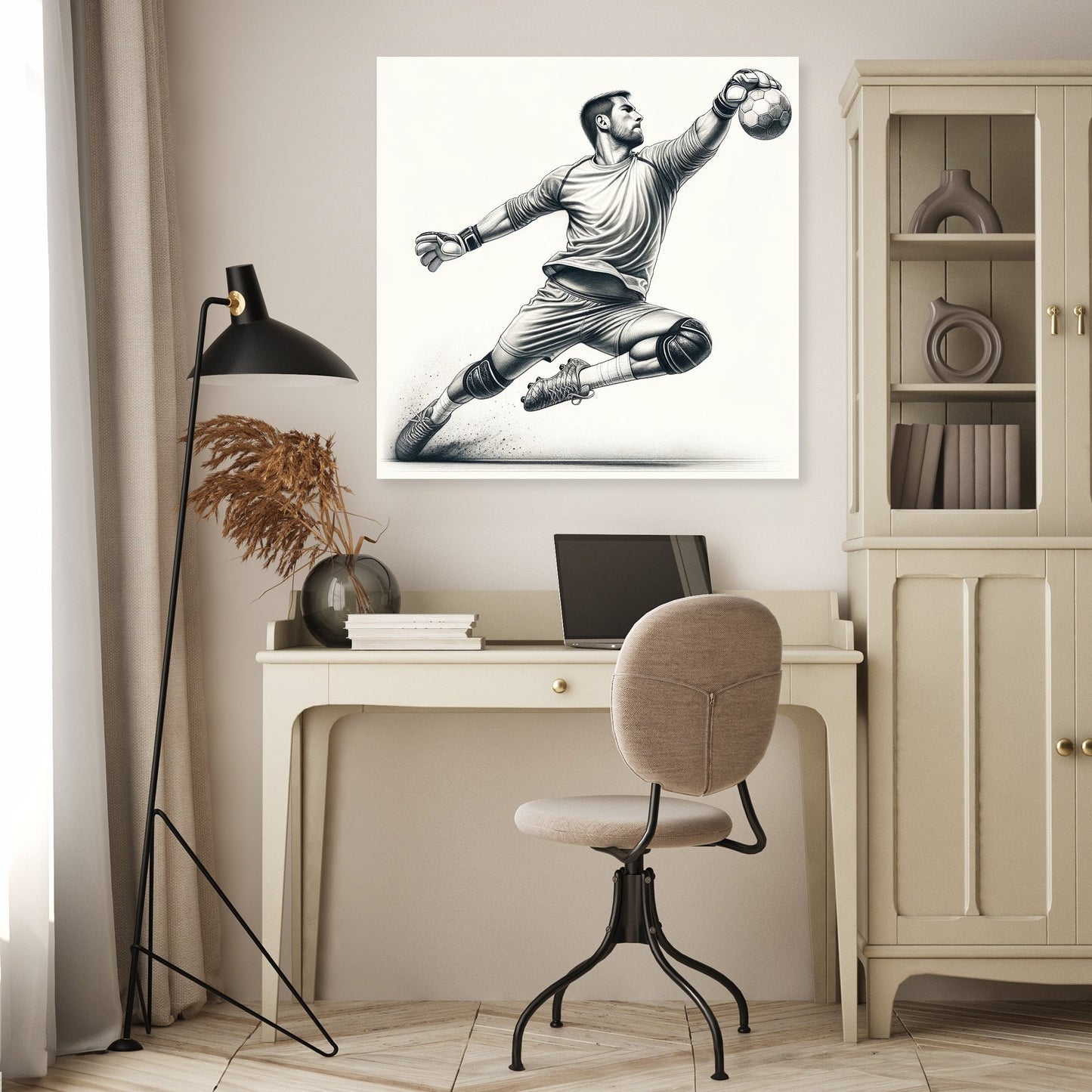 Goalkeeper's Reflex Canvas