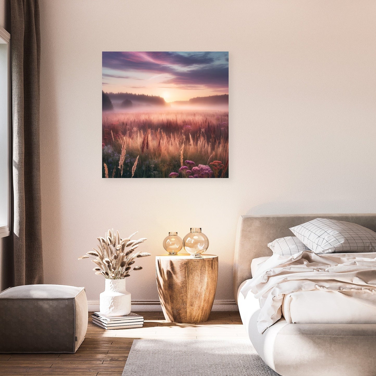 Dawn Meadow Serenity Canvas