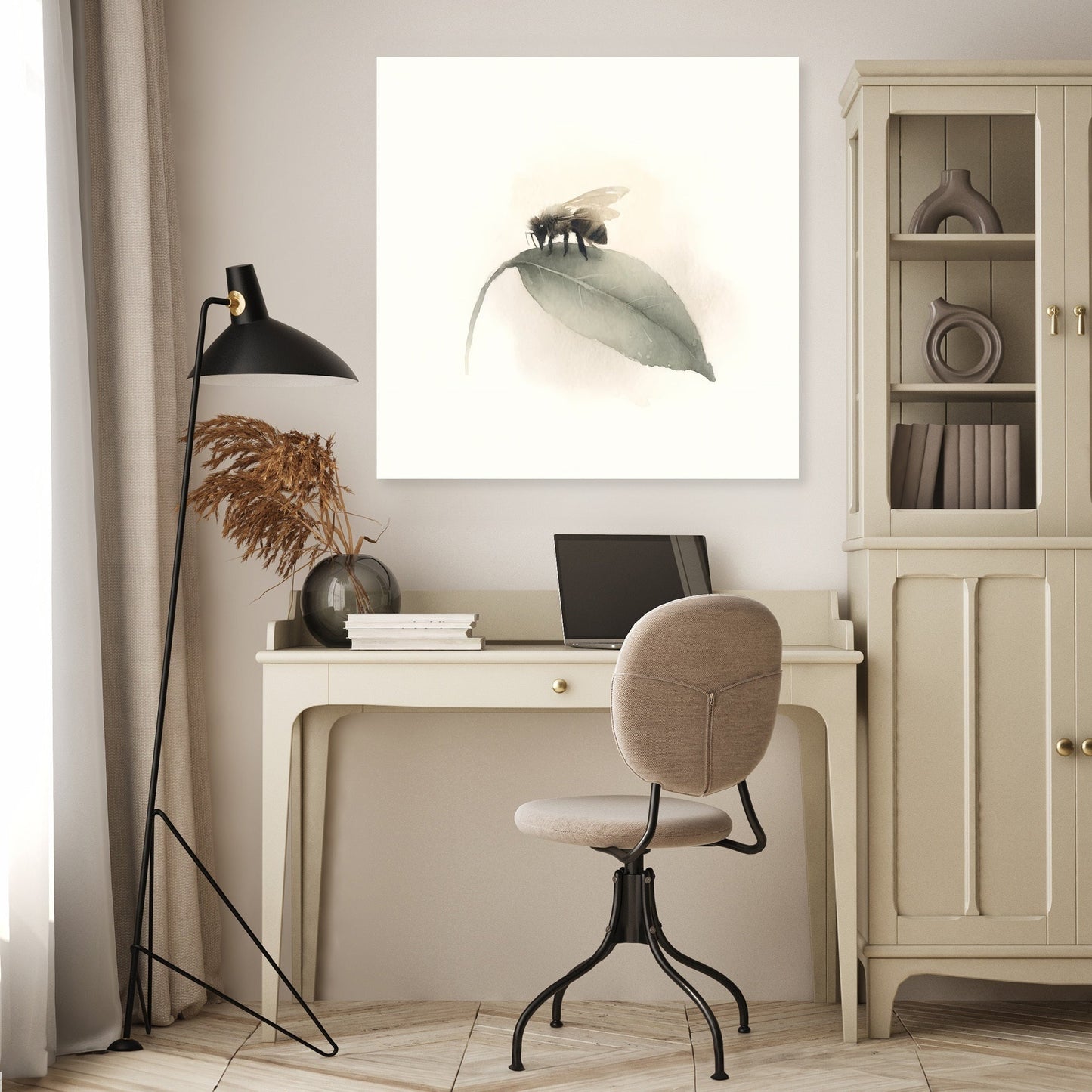 Bee's Quiet Moment Canvas