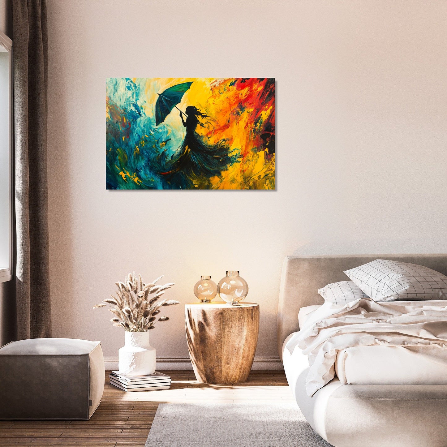 Dancing Umbrella Canvas