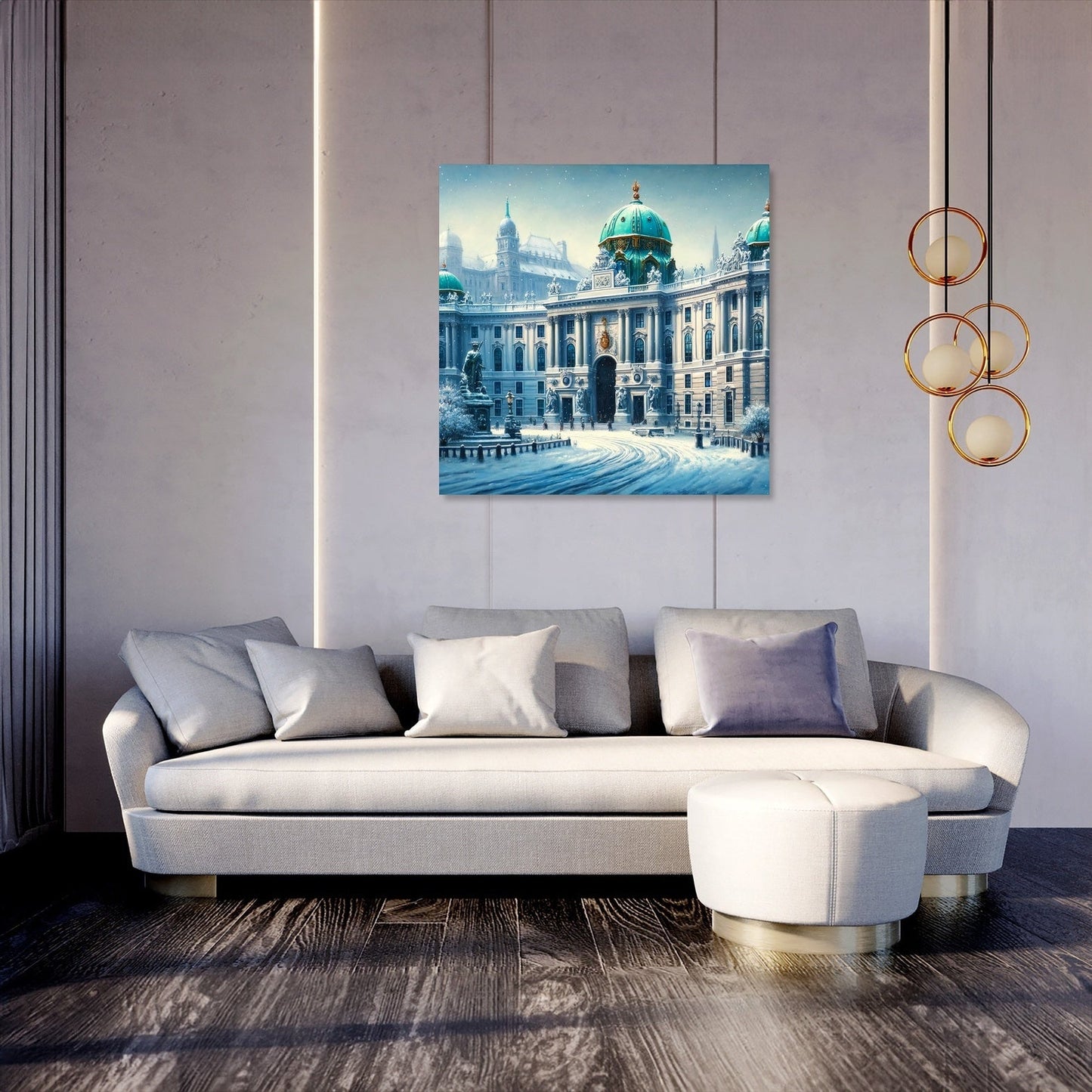 Vienna Winter at Hofburg Canvas