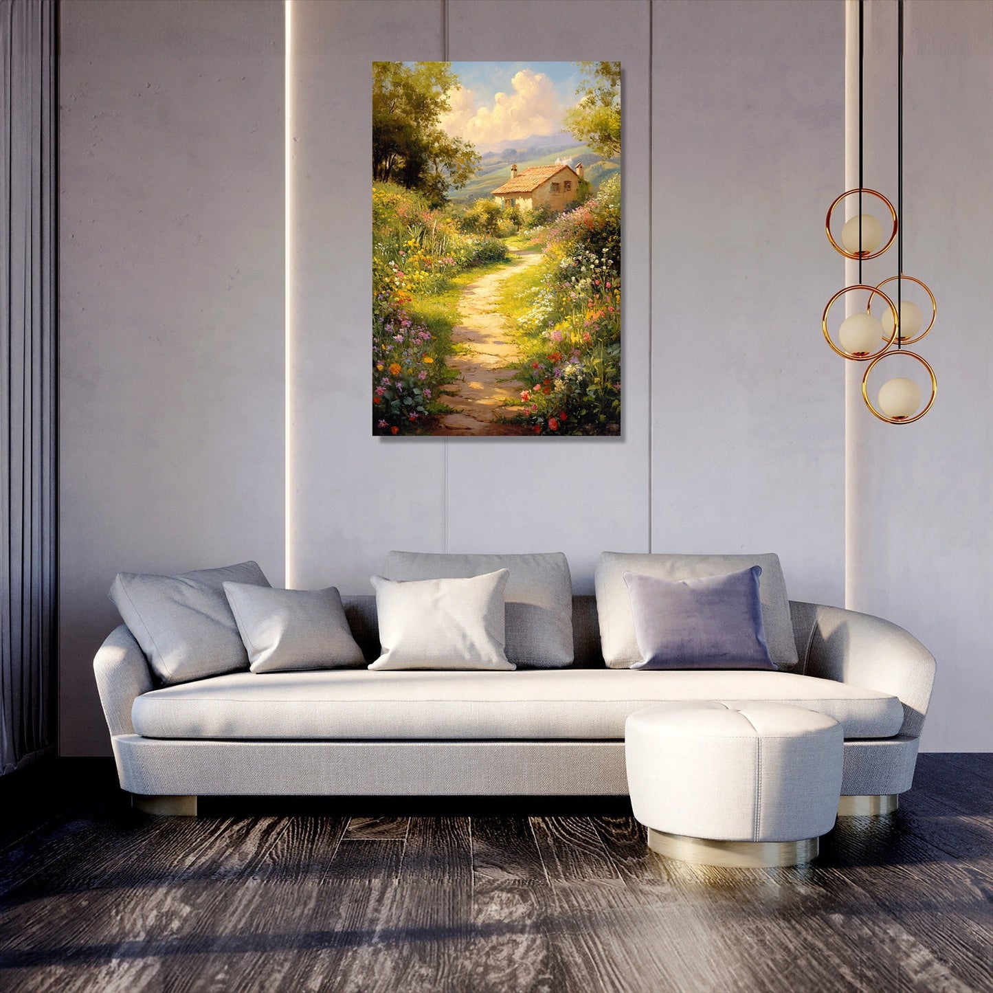 Afternoon Garden Canvas