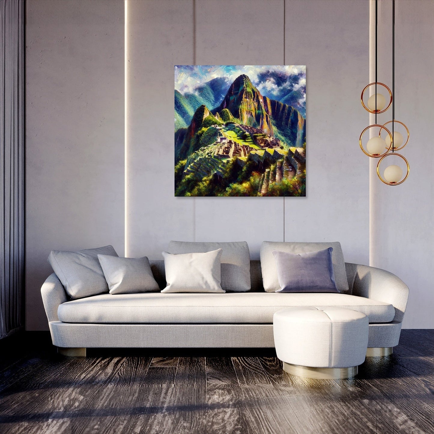 Huayna Picchu Vibrance Canvas