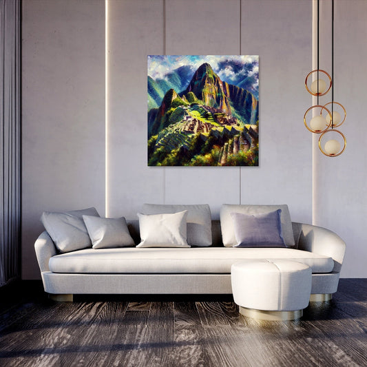 Huayna Picchu Vibrance Canvas