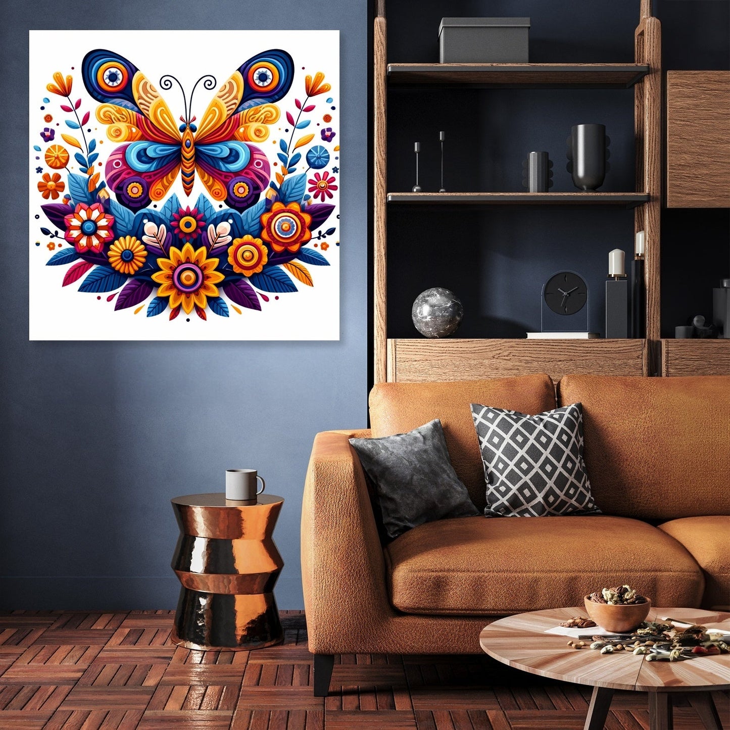 Butterfly Garden Canvas