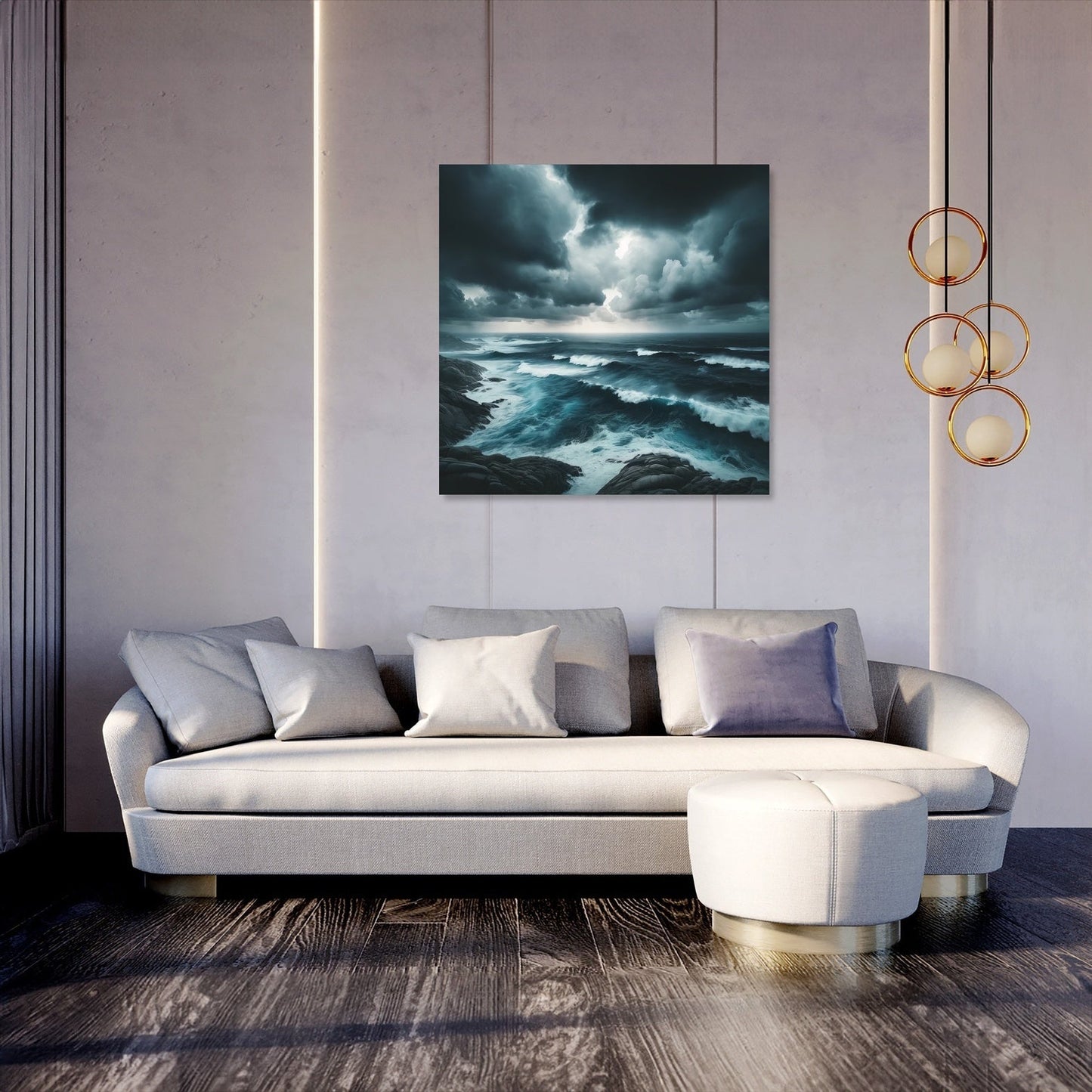 Stormy Seascape Canvas