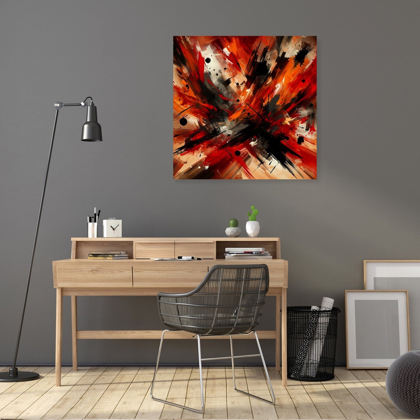 Irritation Frayed Canvas