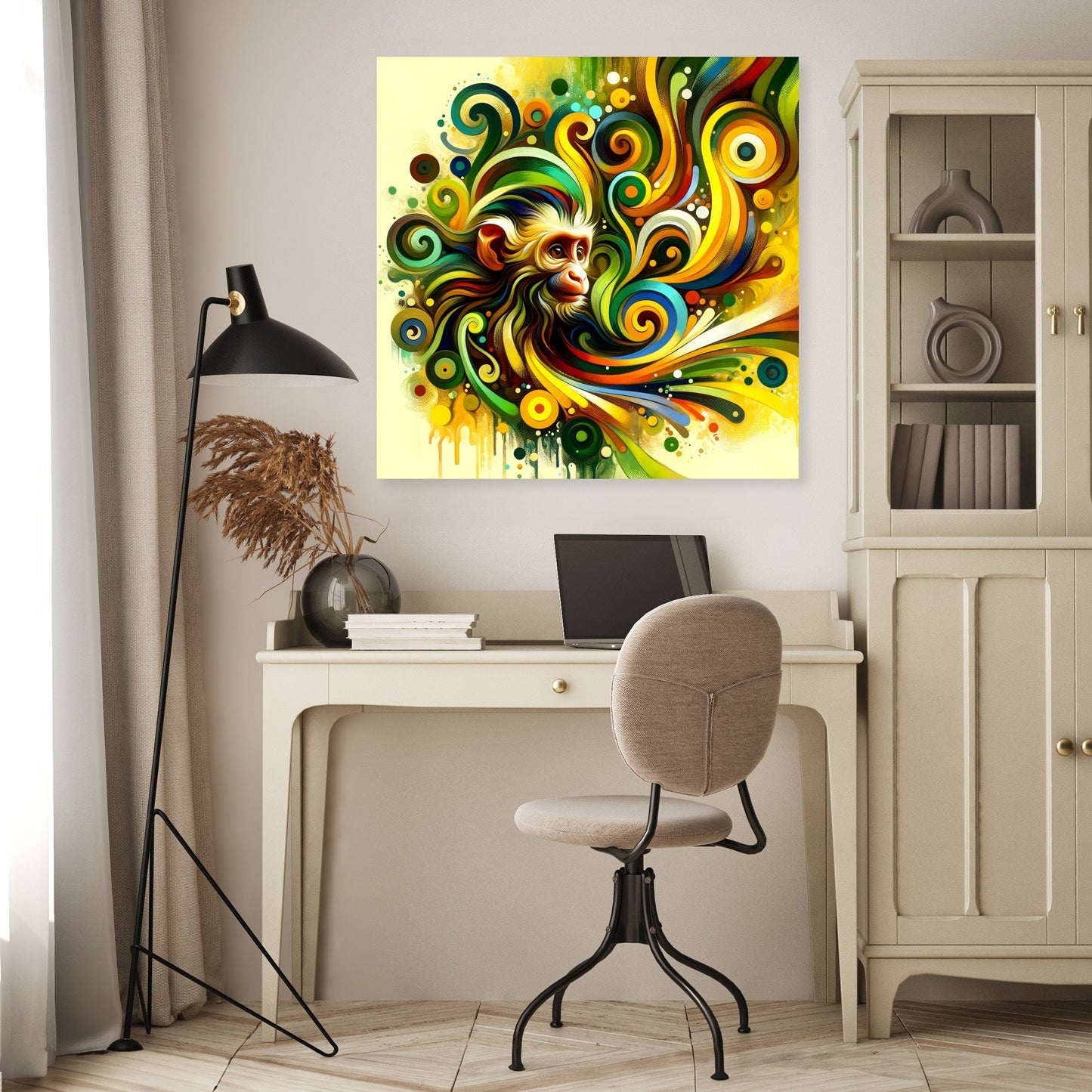 Playful Monkey Canvas