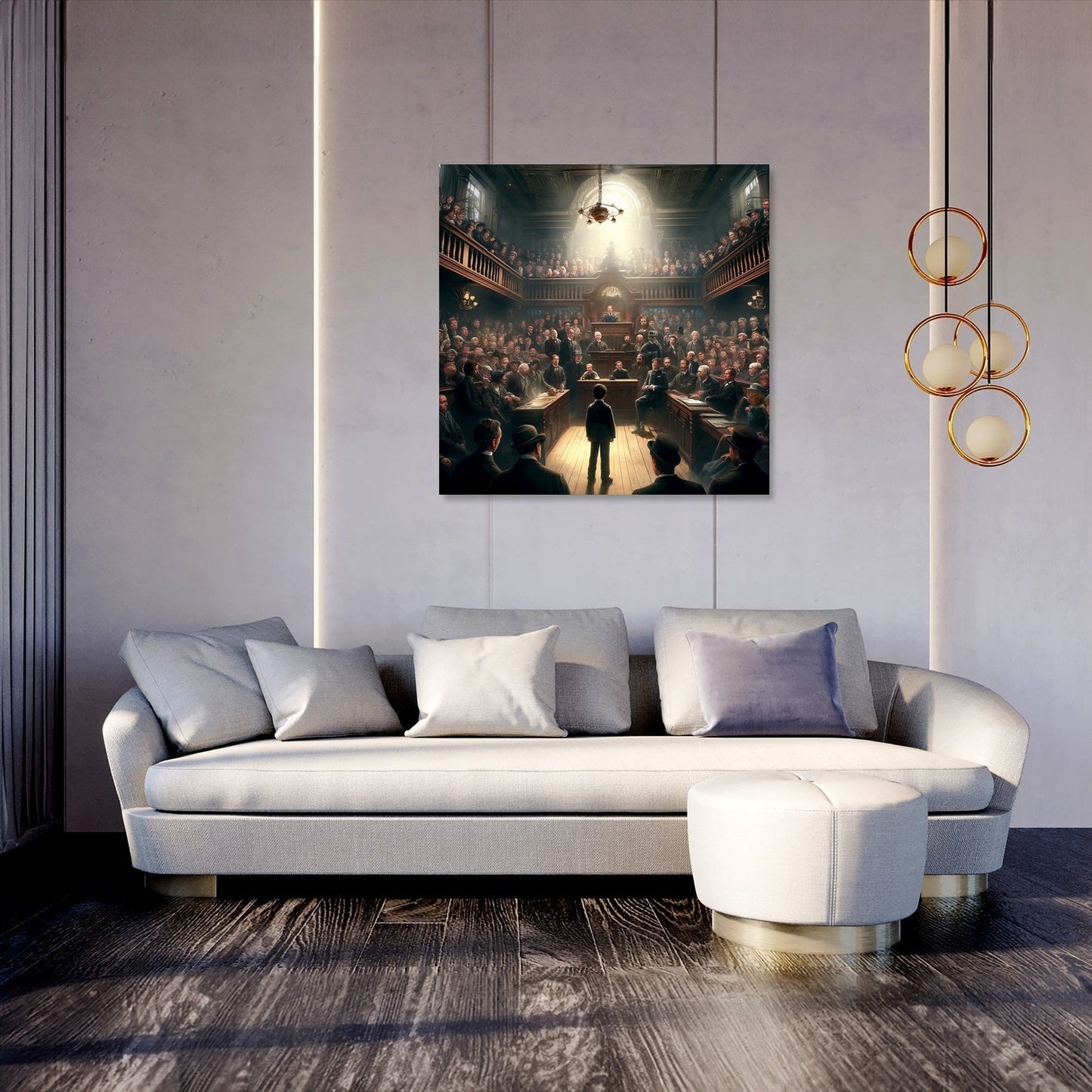 Courtroom Revelation Canvas