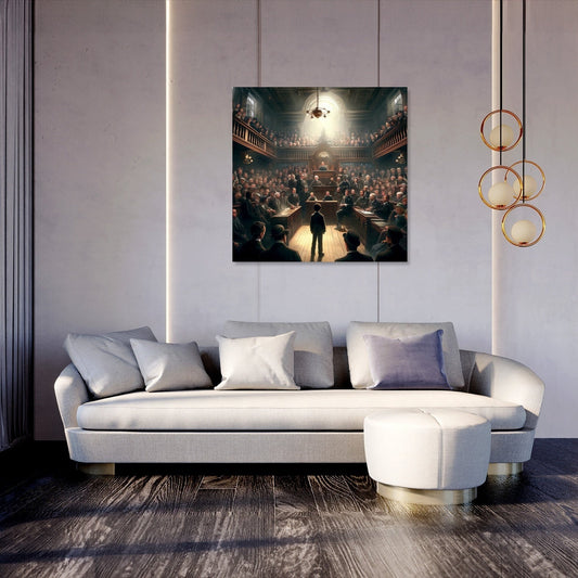 Courtroom Revelation Canvas