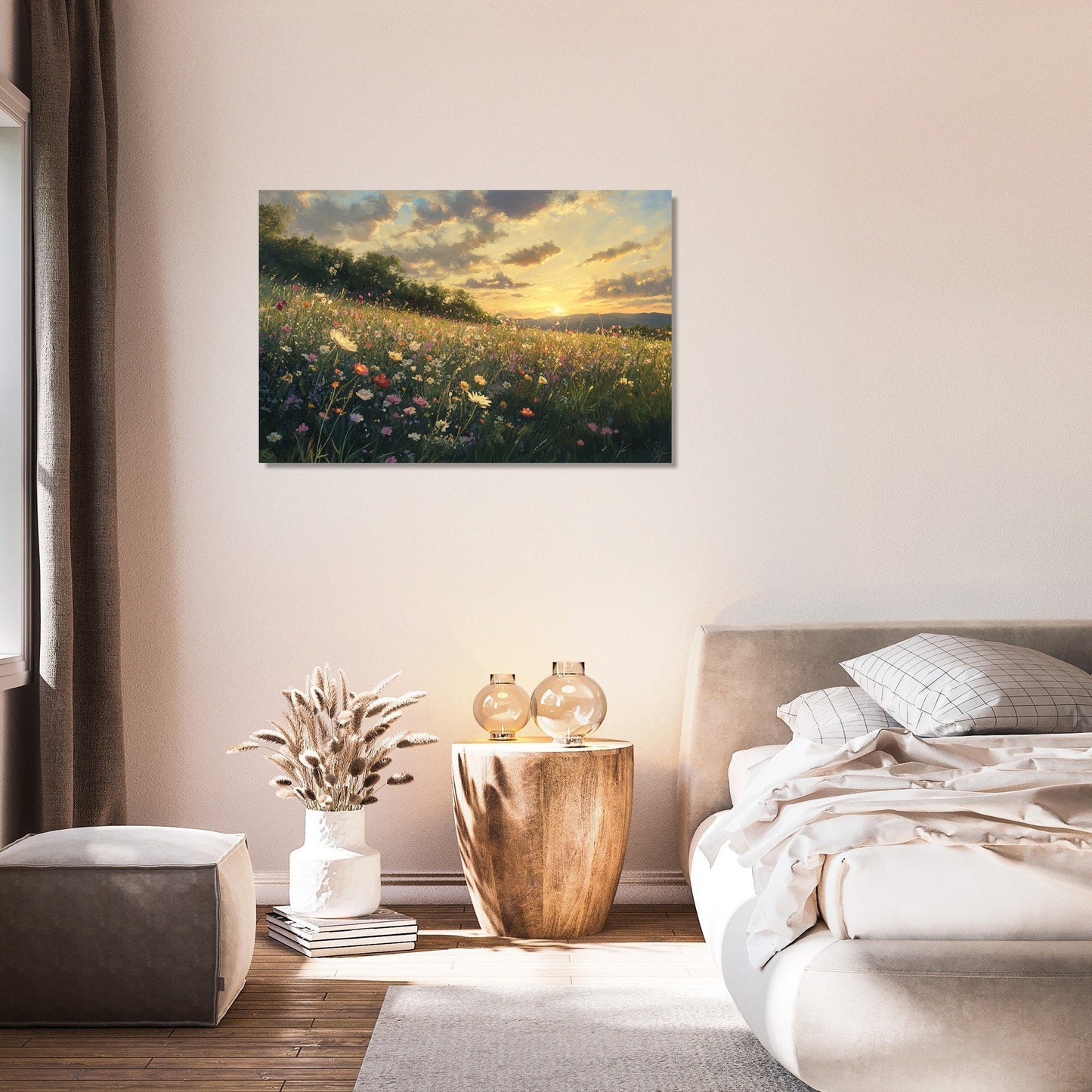 Sunset Meadow Mystique Canvas