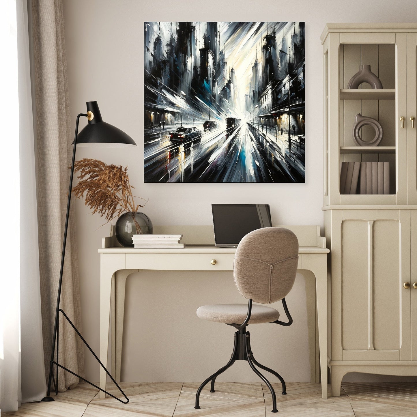 Stormy Streets Canvas