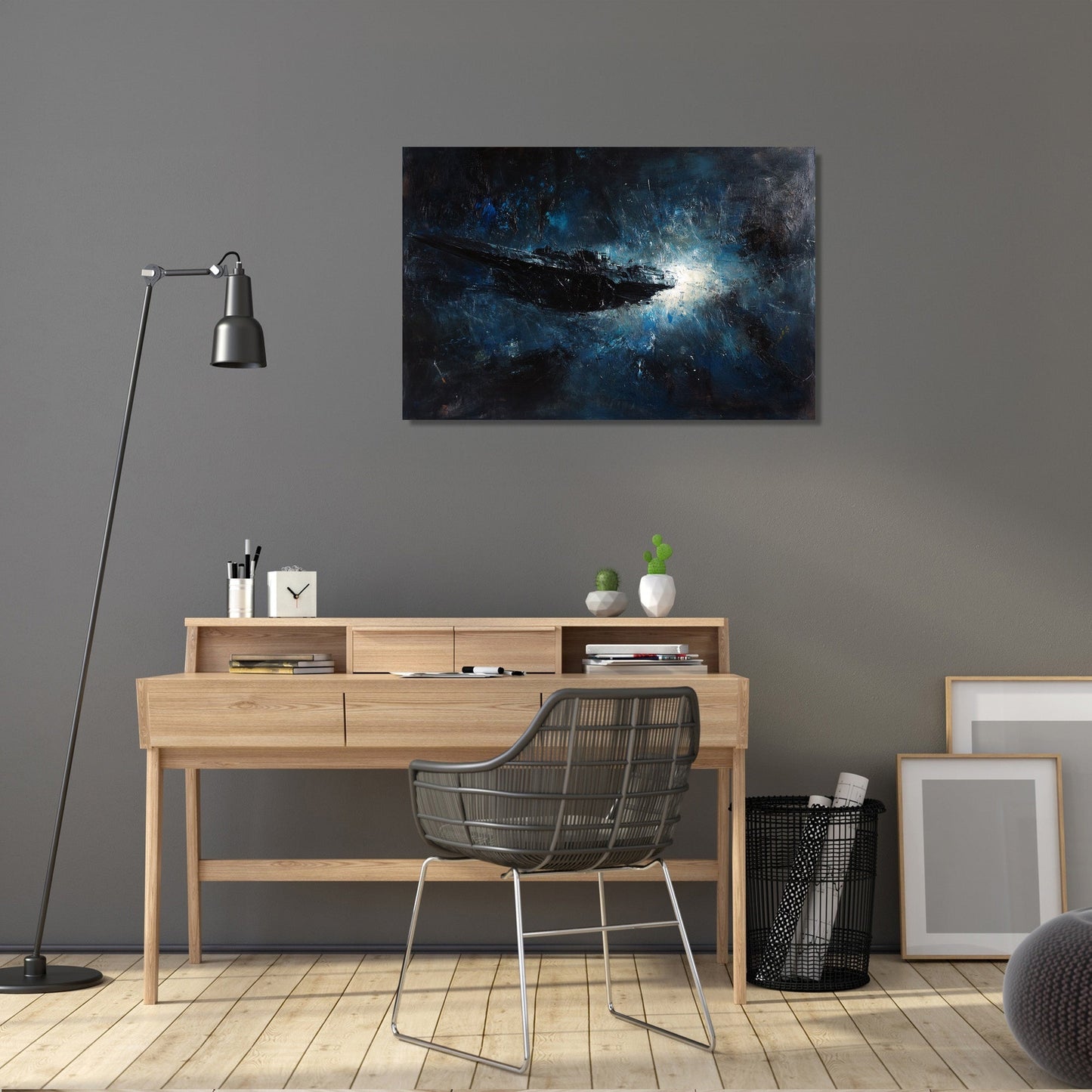 Abandoned Spaceship Canvas